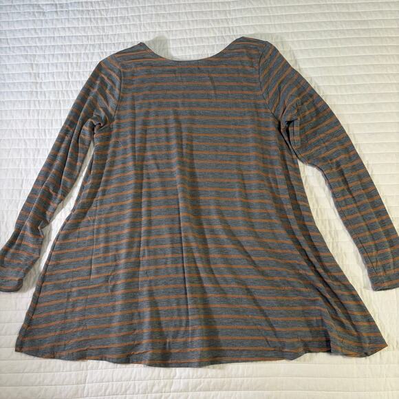 Anthropologie Puella Women's Striped Knit Swing Tops , size Medium - Picture 6 of 8